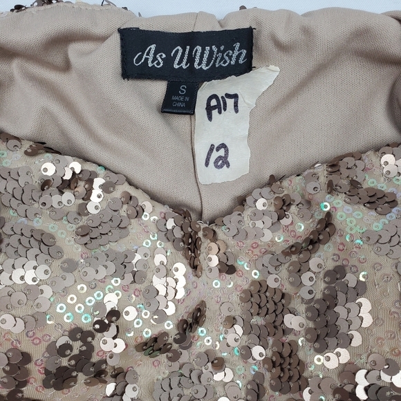 Women's As U Wish sequin New Year's dress - Picture 5 of 5